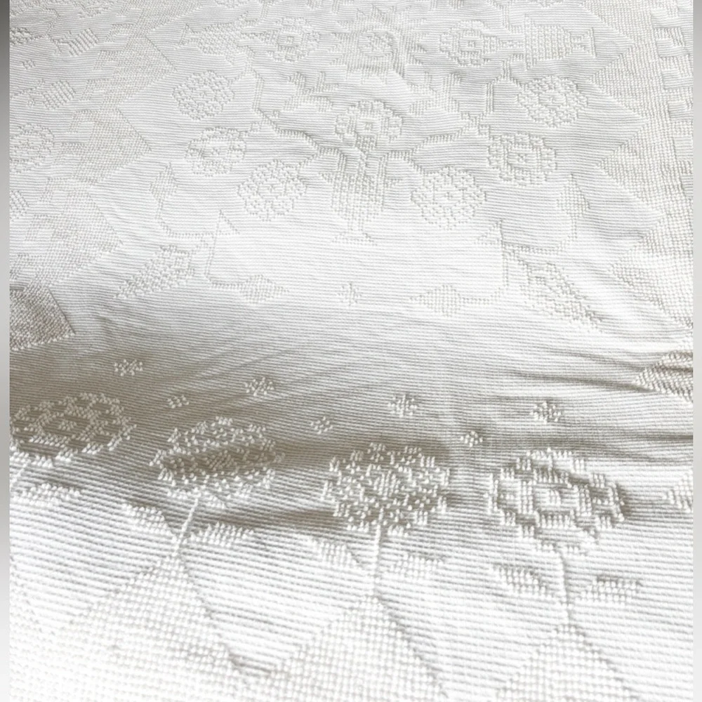 Vintage Chenille Twin Bedspread - Picture 2 of 3